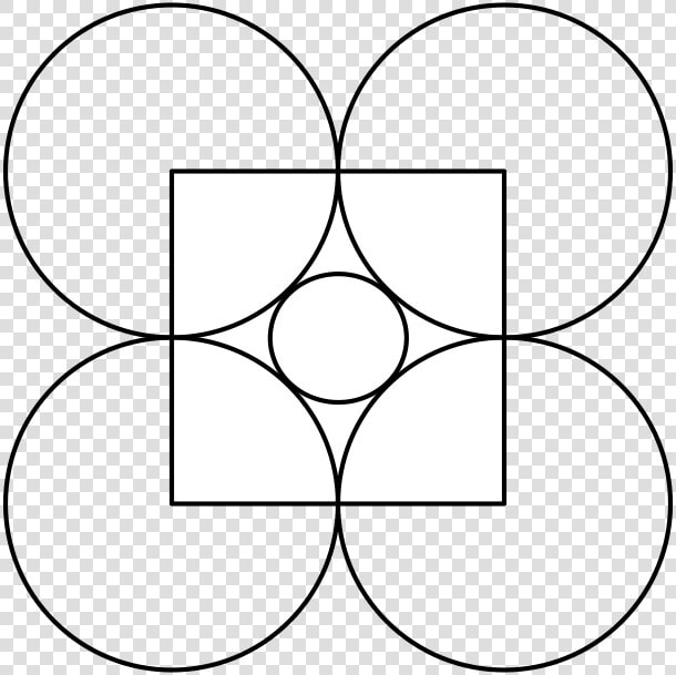 At Each Corner Of The Square We Place A Circle Of Radius   Circle  HD Png DownloadTransparent PNG