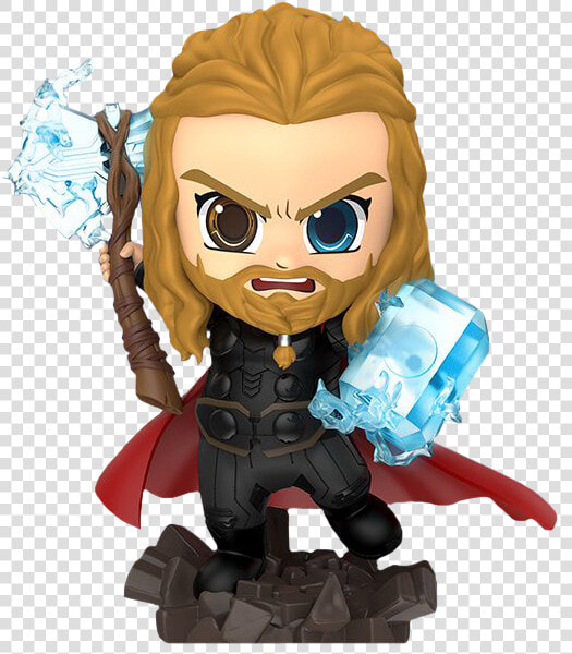 Thor Uv Effect Cosbaby   Hot Toys Cosbaby Thor Endgame  HD Png DownloadTransparent PNG