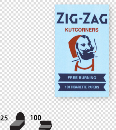 Zig Zag Blue Kutcorners   Zig Zag Blues Papers  HD Png DownloadTransparent PNG