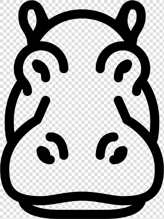 Hippopotamus Icon   Png Download   Hipopotamo Icon  Transparent PngTransparent PNG