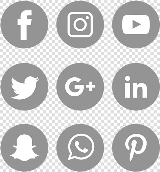 Facebook Logo Vector Gray   Transparent Background Social Media Icon  HD Png DownloadTransparent PNG