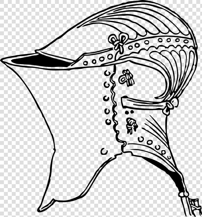 Helmet  Knight  Armor  Metal  Steel  Head  Protection   Knight Helmet Drawing  HD Png DownloadTransparent PNG