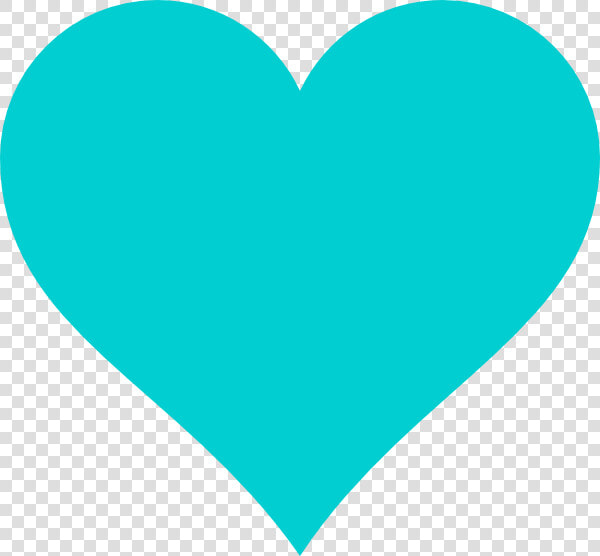 Turquoise Teal Heart Svg Clip Arts   Teal Heart Clipart  HD Png DownloadTransparent PNG