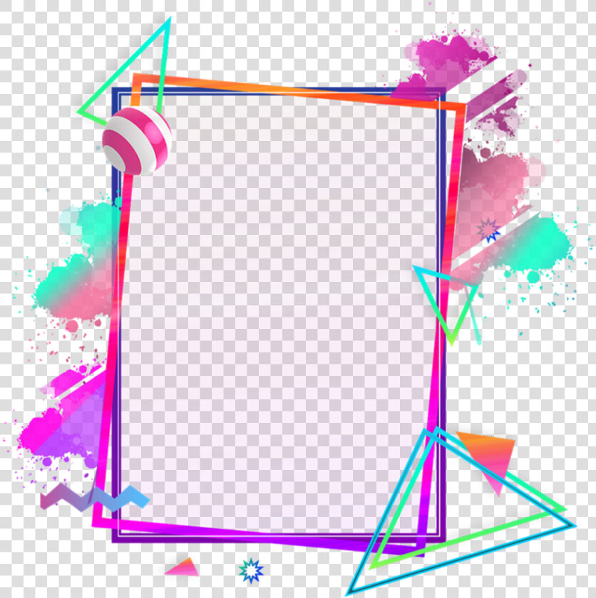  ftestickers  frame  borders  abstract  popart  colorful   Graphic Design  HD Png DownloadTransparent PNG