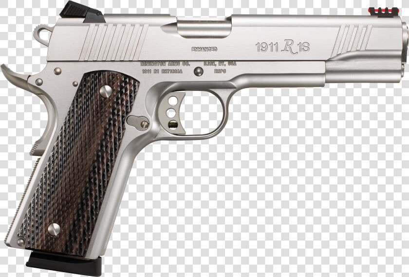 Remington 1911 R1 Enhanced Stainless  HD Png DownloadTransparent PNG