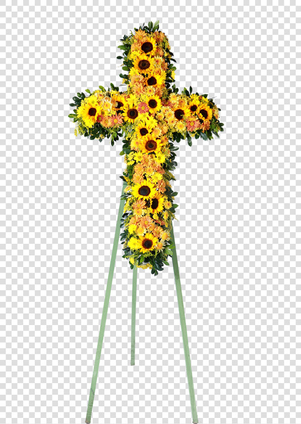 Cruz Girasoles   Cross  HD Png DownloadTransparent PNG