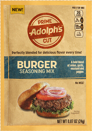 Adolphs Prime Cut Burger Seasoning Mix   Veggie Burger  HD Png DownloadTransparent PNG