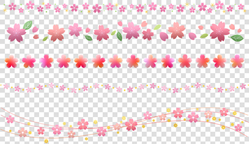 Sakura Border  Cherry Blossom  Sakura Flower Frame   Sakura Border  HD Png DownloadTransparent PNG