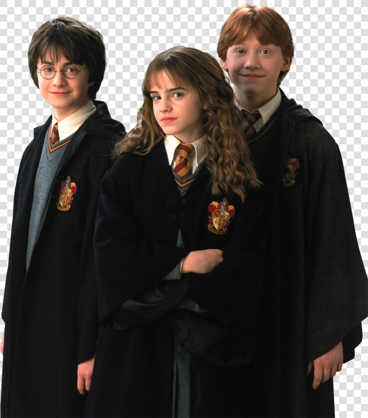 Harry Potter Png Hd Quality   Golden Trio Chamber Of Secrets  Transparent PngTransparent PNG