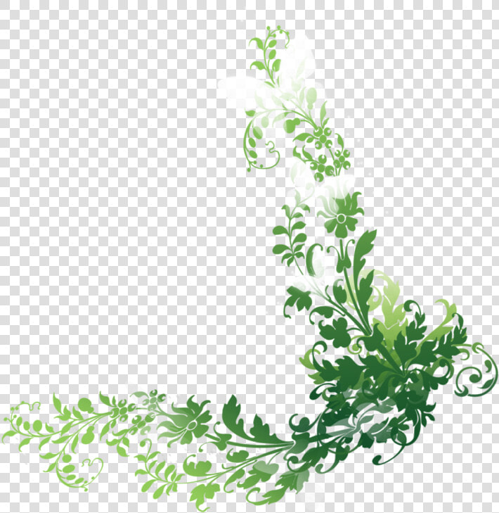  whitebutterflys  green  vines  leaves  freetoedit   Green Corner Border Png  Transparent PngTransparent PNG