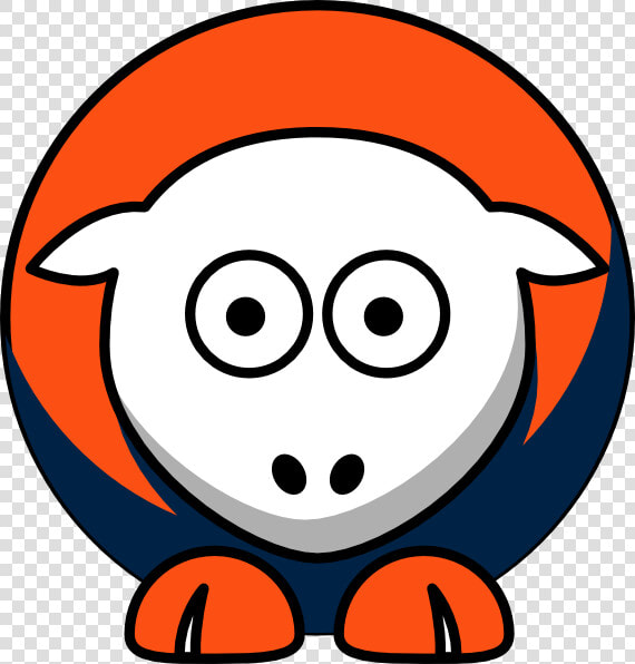 Sheep 3 Toned Denver Broncos Team Colors Svg Clip Arts   College Football  HD Png DownloadTransparent PNG