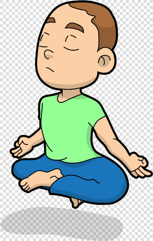 Transparent Guy Sitting Png   Floating Guy Meditating  Png DownloadTransparent PNG