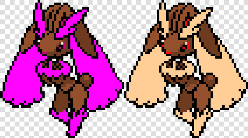 Lopunny Pixel Art  HD Png DownloadTransparent PNG