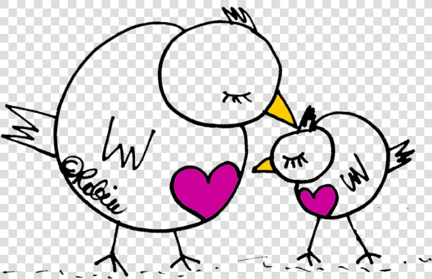 Happy Cartoon Drawing Of Mother And Daughter  HD Png DownloadTransparent PNG