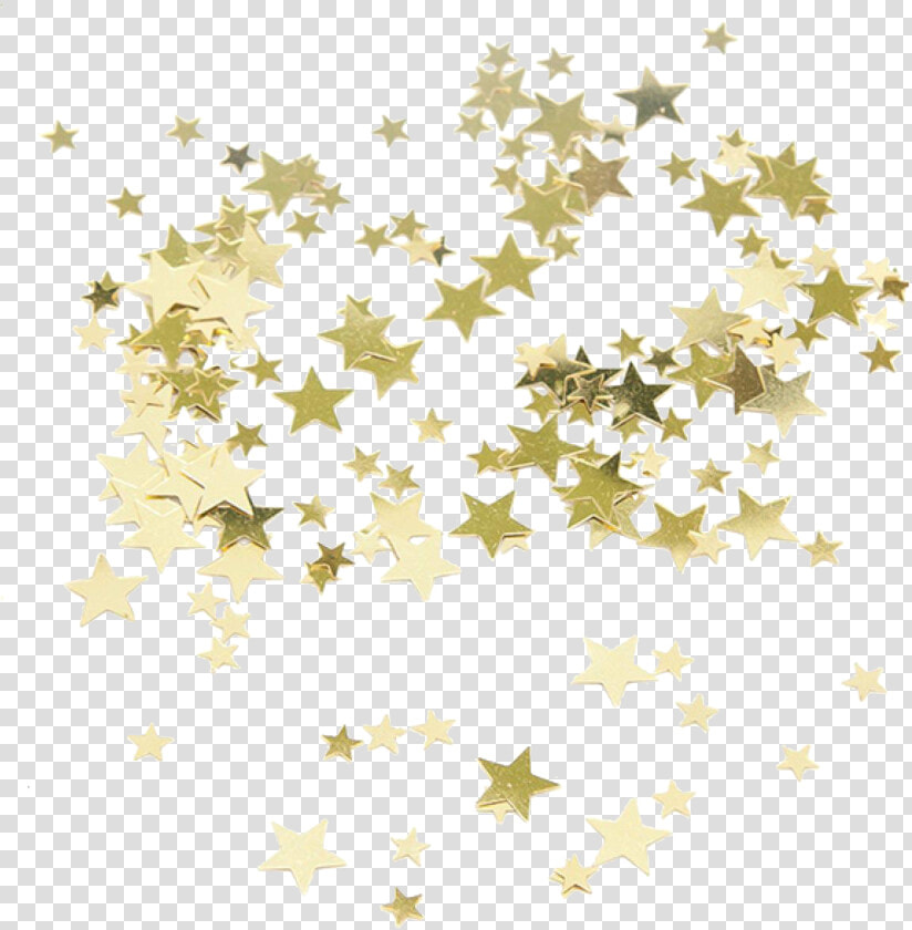 Confetti Clipart Gold Star   Gold Star Confetti Png  Transparent PngTransparent PNG