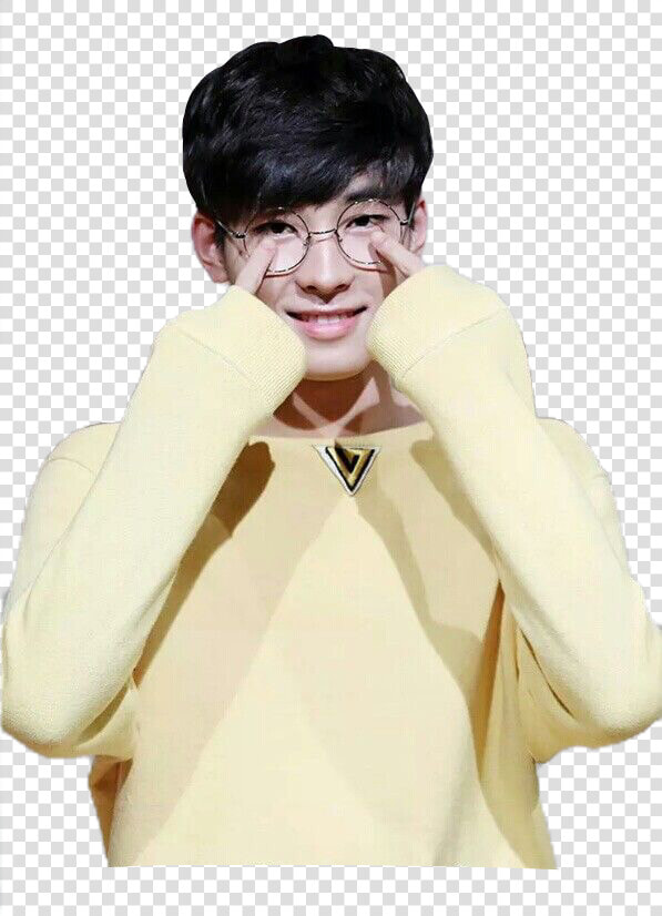  kpop  wonwoo  svt  seventeen  freetoedit   Kpop Stars Round Glasses  HD Png DownloadTransparent PNG