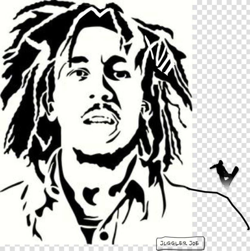 Drawings Of Bob Marley Face   Png Download   Easy Bob Marley Drawings  Transparent PngTransparent PNG