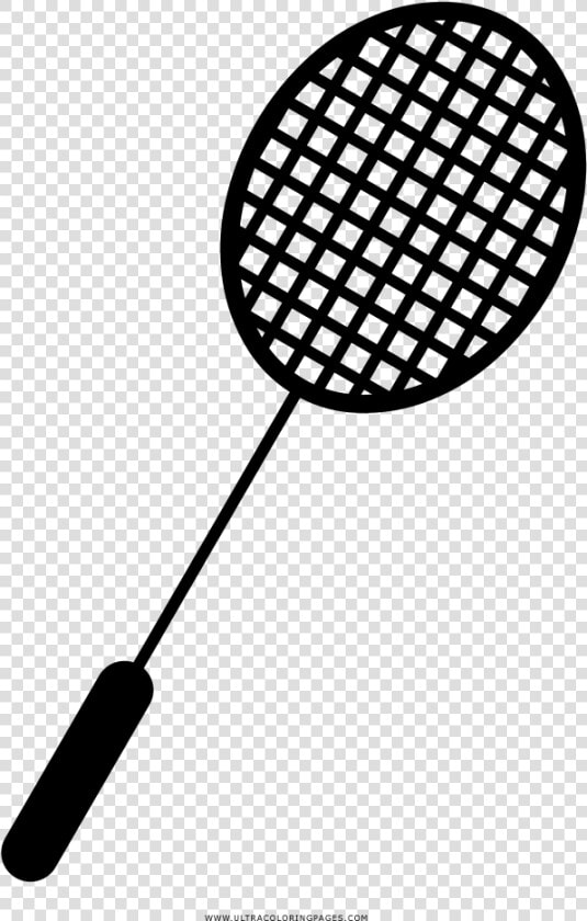 Badminton Racket Coloring Page   Holding A Tennis Racket Clipart  HD Png DownloadTransparent PNG