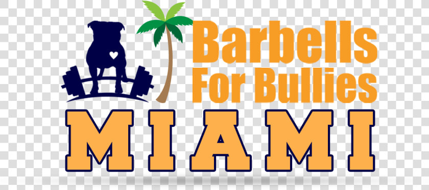 Barbells For Bullies Miami Clipart   Png Download   Triburbana  Transparent PngTransparent PNG