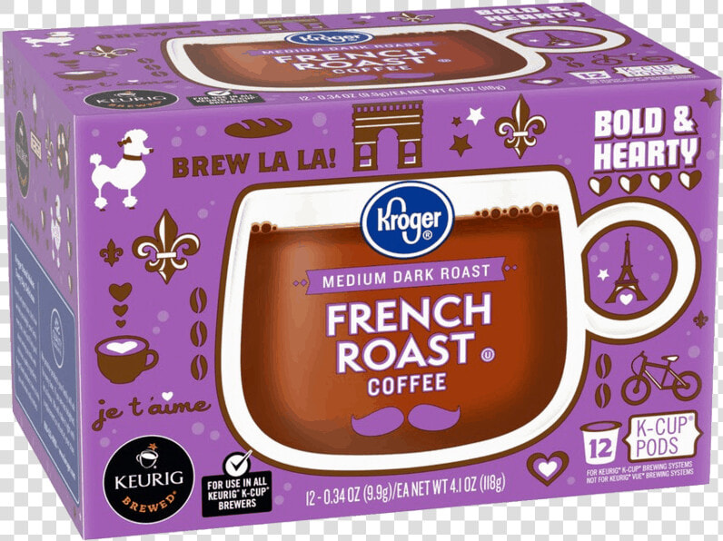 Kroger French Roast K Cup  HD Png DownloadTransparent PNG