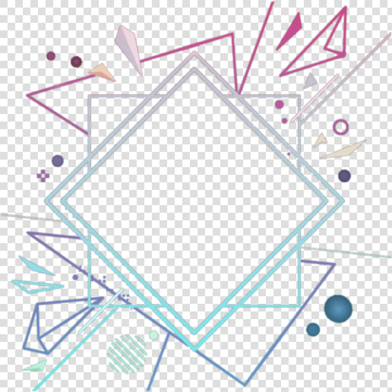 Transparent Geometric Border Png   Geometric Shapes Picsart  Png DownloadTransparent PNG