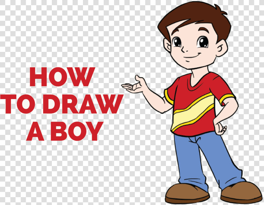 Easy Free Little Boy Clipart Clip Art On Transparent   Cartoon Drawing Of A Boy  HD Png DownloadTransparent PNG