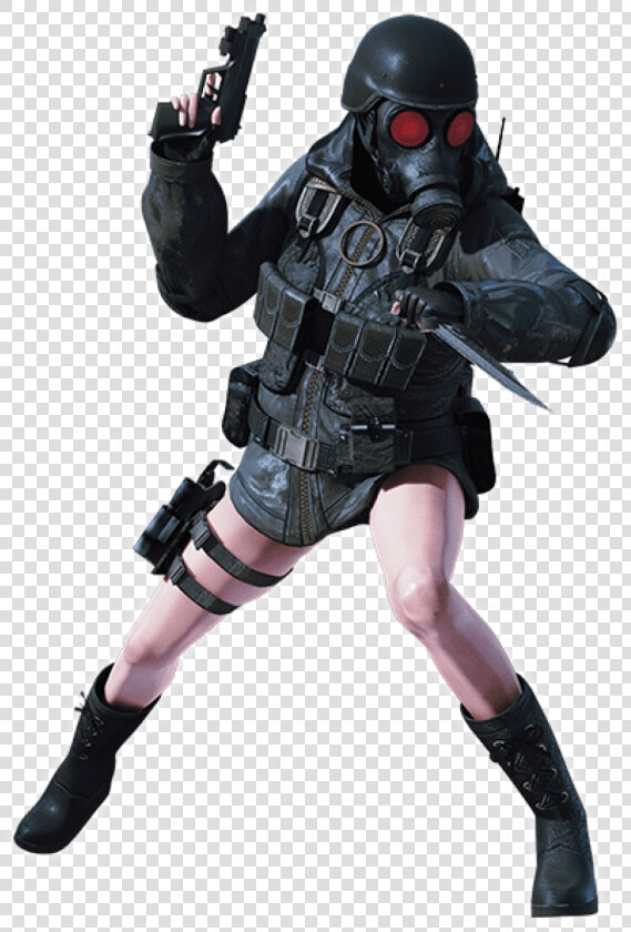 Ra mode Costume Lady Hunk   Resident Evil Revelations Lady Hunk  HD Png DownloadTransparent PNG