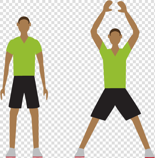 Exercise Transparent Images Png   Exercise Jumping Jacks Clipart  Png DownloadTransparent PNG