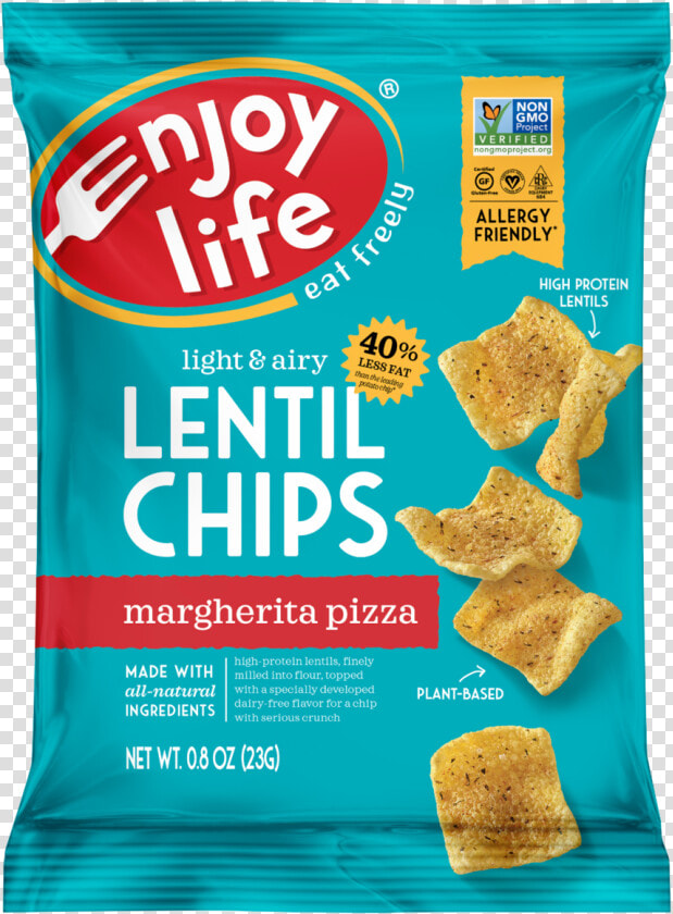 Enjoy Life Lentil Chips Sea Salt  HD Png DownloadTransparent PNG