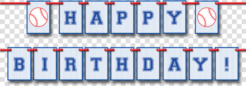 Baseball Happy Birthday Pennant Banner   Make A Baseball Birthday Banner  HD Png DownloadTransparent PNG