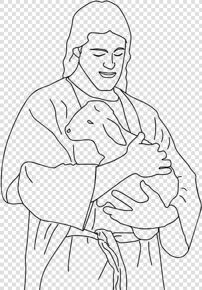 Jesus Christ Holding A Lamb   Free Image Of Jesus With A Lamb  HD Png DownloadTransparent PNG