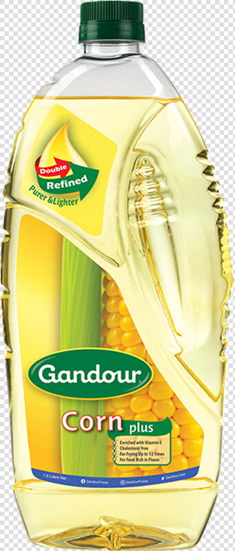 Gandour Corn Plus Oil Cholesterol Free 1 6 L  HD Png DownloadTransparent PNG