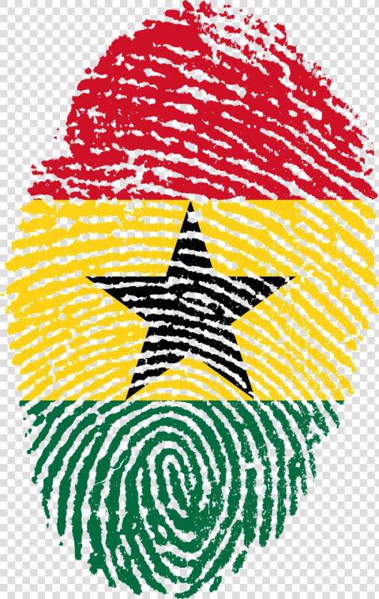 Ghana Flag Fingerprint  HD Png DownloadTransparent PNG