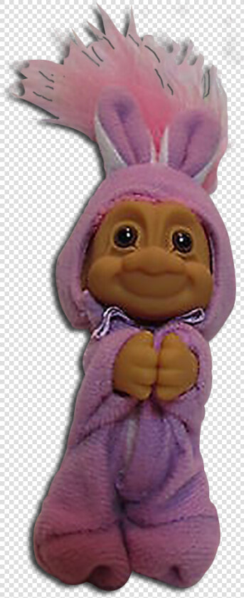 Russ Berrie Easter Troll Clip On Purple Ages 3 And   Transparent Background Troll Dolls Png  Png DownloadTransparent PNG