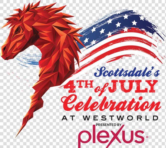 4th Of July Logo With Plexus 6 Copy Orig   Stallion  HD Png DownloadTransparent PNG