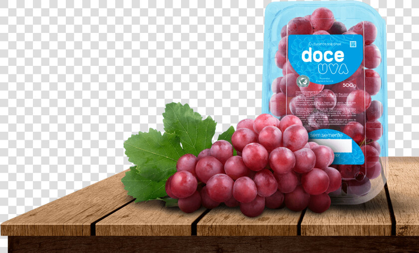 Uva Vermelha Doce Uva   Seedless Fruit  HD Png DownloadTransparent PNG