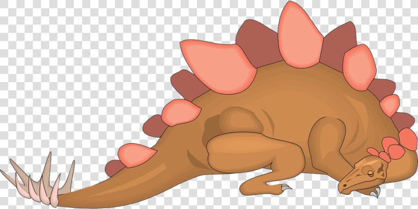 Sleeping  Dinosaur  Stegosaurus  Ancient  Spikes   Stegosaurus Sleeping  HD Png DownloadTransparent PNG