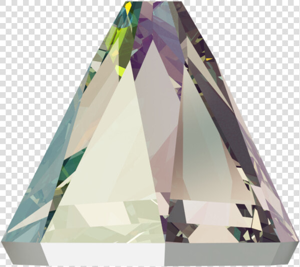 Swarovski 2019 Round Spike Flat Back Black Diamond   Pyramid  HD Png DownloadTransparent PNG