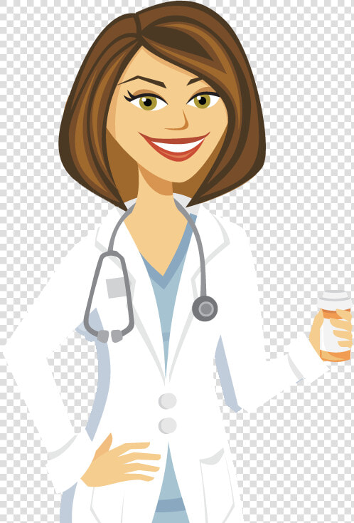 Transparent Sad Doctor Clipart   Female Doctor Cartoon Png  Png DownloadTransparent PNG