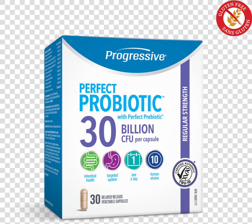 Progressive Probiotic 30billion 30count Reg English   120 Billion Probiotic  HD Png DownloadTransparent PNG