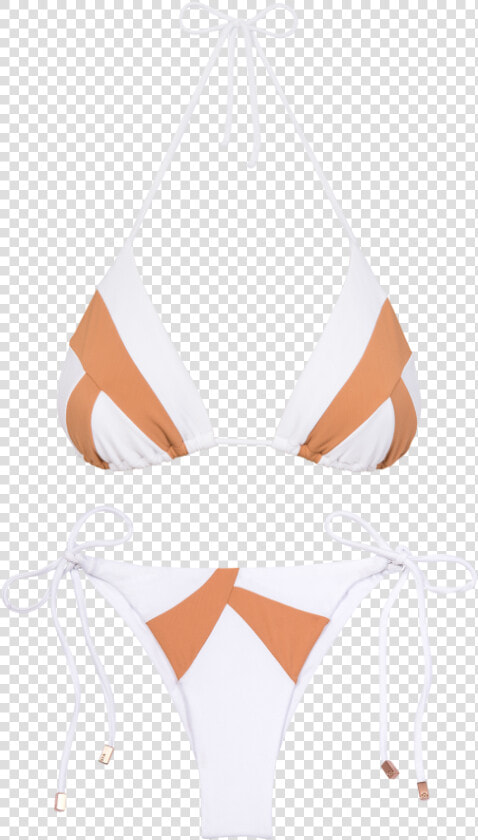 White Wave Triangle Bikini   Lingerie Top  HD Png DownloadTransparent PNG