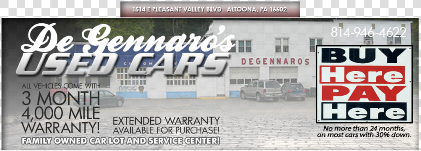 De Gennaro S Used Cars   Car Dealership  HD Png DownloadTransparent PNG