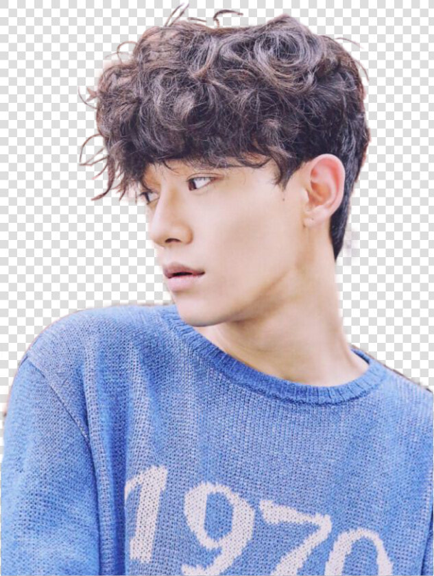  freetoedit  kpop  exo  chen   Exo Chen Curly Hair  HD Png DownloadTransparent PNG