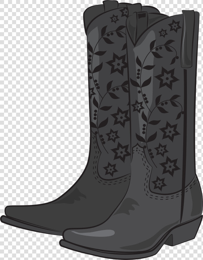 Black Cowboy Boots Png Clipart   Black Cowboy Boots Clipart  Transparent PngTransparent PNG