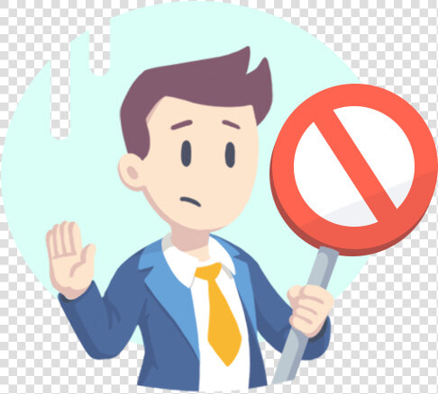 Saying No Images Cartoon  HD Png DownloadTransparent PNG