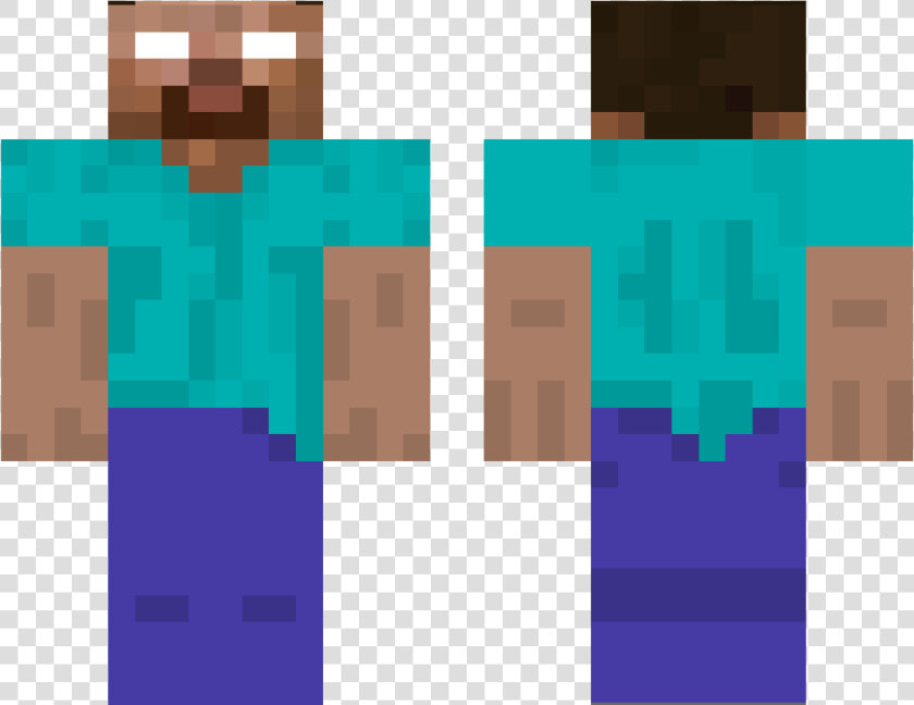 Image Result For Minecraft Herobrine Skin The Dantedude   Steve Minecraft Skin Template  HD Png DownloadTransparent PNG