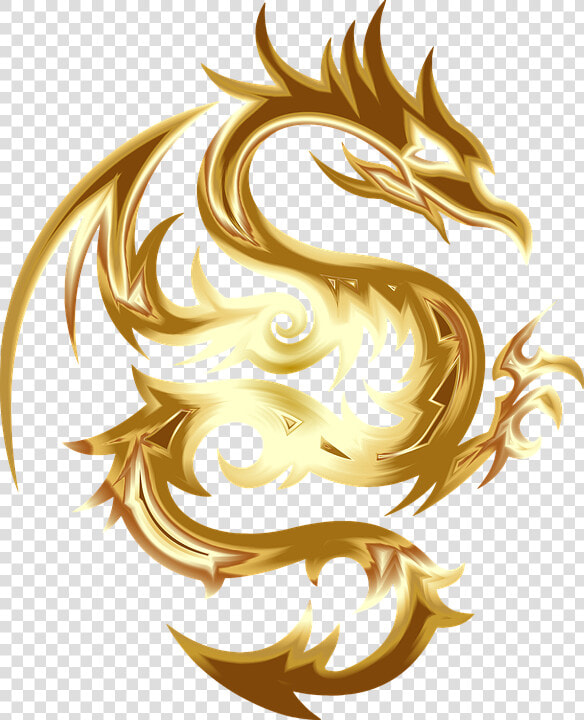 Dragon  Animal  Beast  Creature  Fictional  Monster   Gold Dragon Logo Png  Transparent PngTransparent PNG