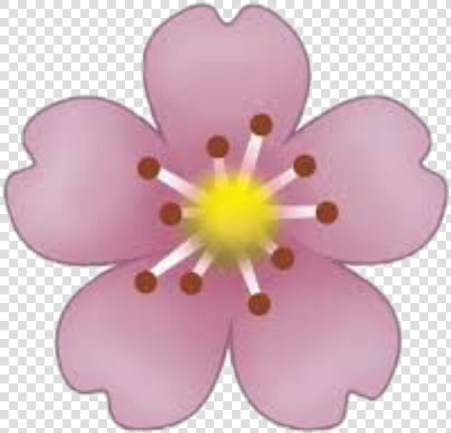 Transparent Florecitas Png   Flower Emoji Sticker  Png DownloadTransparent PNG