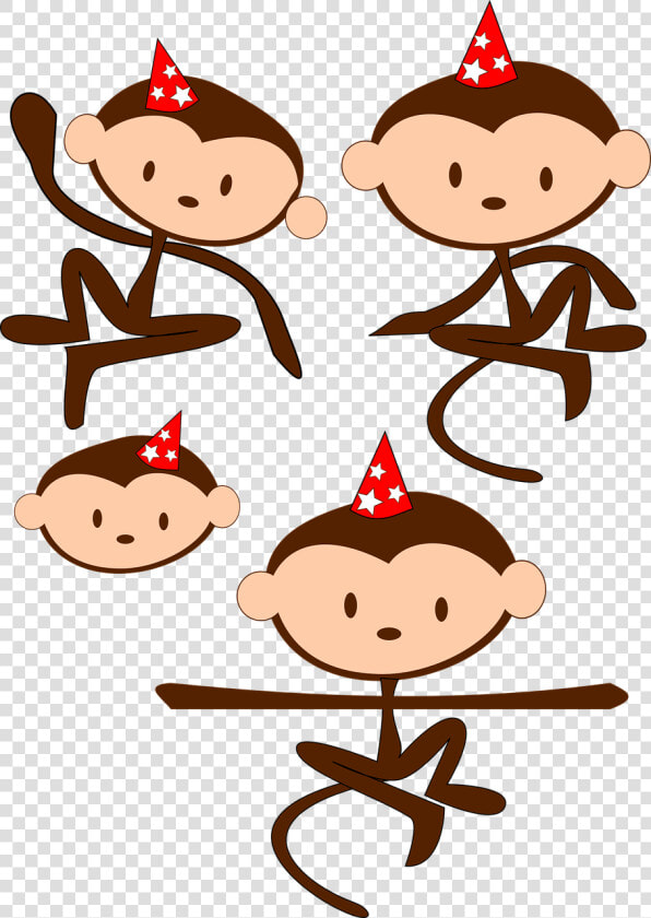 Anthropomorphized Animals Monkeys Party Free Photo   Apen Op Elkaar Cartoon Png  Transparent PngTransparent PNG