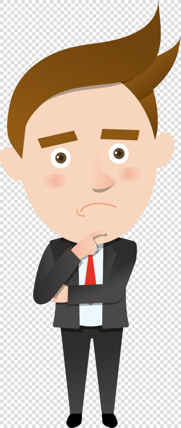 Thoughts Clipart Human Thinking   Cartoon Person Thinking Transparent  HD Png DownloadTransparent PNG